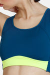 Zelocity Quick Dry Sports Bra With Removable Padding - Sailor Blue — thumbnail 5